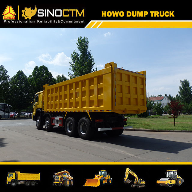 Quad Axle Stable Quarry Dump Truck