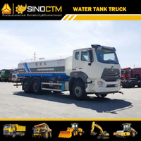 Poly Water Tank Truck For Road With Gasoline Water Pump