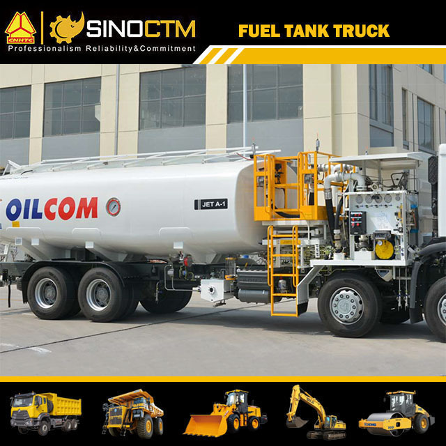 Jet Fuel Fuel Tank Truck For Work With Pump