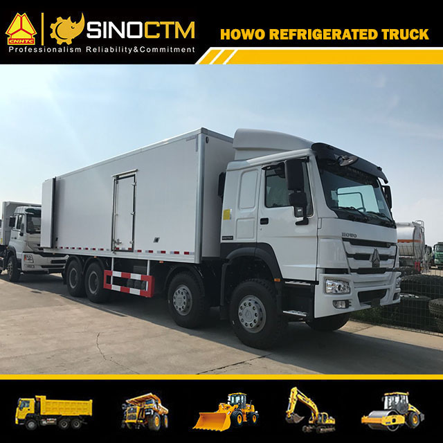 SINOTRUK HOWO 8X4 Refrigerated Truck 28ft