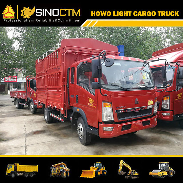 SINOTRUK HOWO 4X2 Stake Cargo Truck 12FT