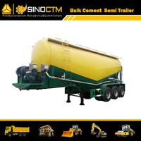 Three Axles 40 CBM Bulk Cement Semi-Trailer