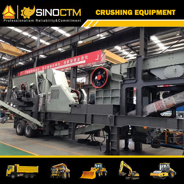 Tyre Wheel Mobile Jaw Crusher Plant 