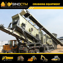 Tye Wheel Mobile Impact Crushing Screening Plant 