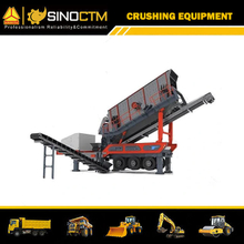 Tyre Wheel Mobile Screening Plant 