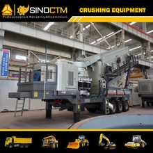 Tyre Wheel Mobile All in One Cone Crushing Plant 