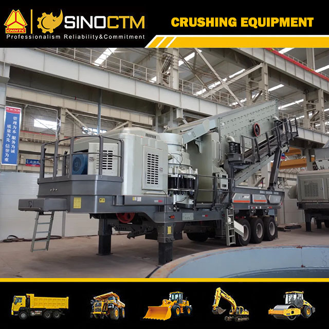 Tyre Wheel Mobile Hydraulic Cone Crushing Plant 