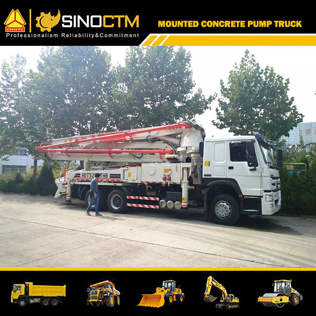 HOWO Boom Concrete Pump Truck(33m） 