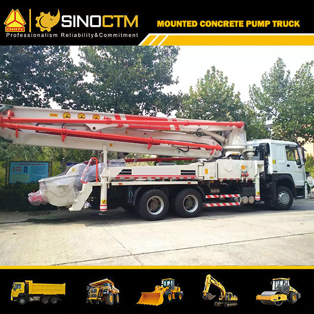 HOWO Boom Concrete Pump Truck（39m） 