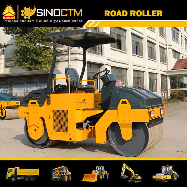  YZC3 DOUBLE DRUM VIBRATORY ROLLER 3T