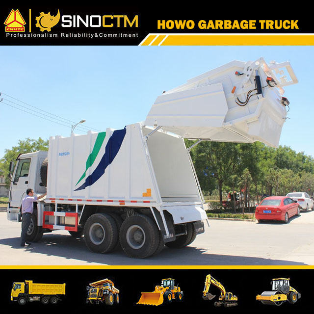 SINOTRUK HOWO 6X4 Garbage Truck 18cbm