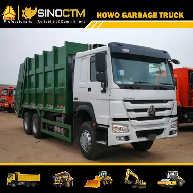 SINOTRUK HOWO 6X4 Garbage Truck 20cbm