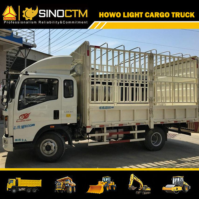 SINOTRUK HOWO 4X2 Stake Cargo Truck 19FT