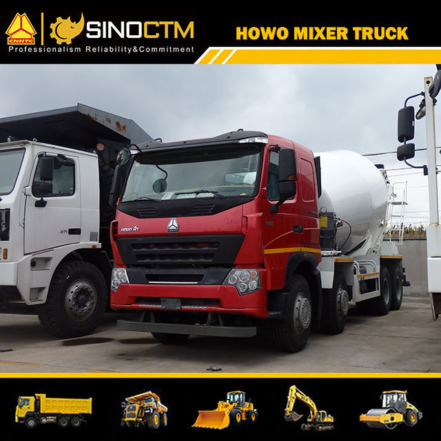 SINOTRUK HOWO-A7 8X4 Concrete Mixer Truck 12cbm