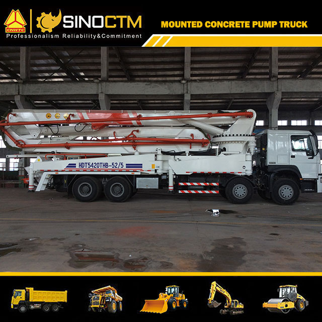 HOWO Boom Concrete Pump Truck（48m）