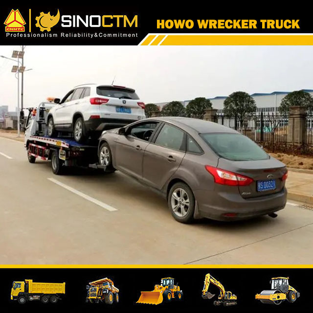 SINOTRUK 4x2 Light Pull Arm Wrecker Truck 3T