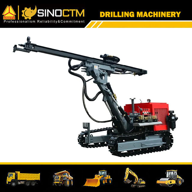 Jk590BC Crawler Mounted Hydraulic DTH Drill Rig