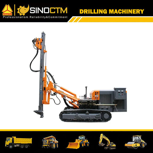 JK520 Crawler Mounted Hydraulic DTH Drilling Rig