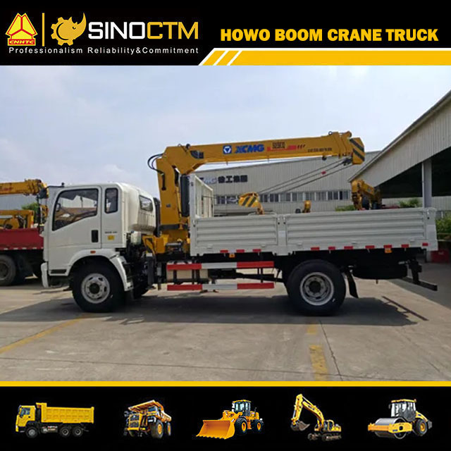 SINOTRUK HOWO 4X2 Light Boom Truck 5T