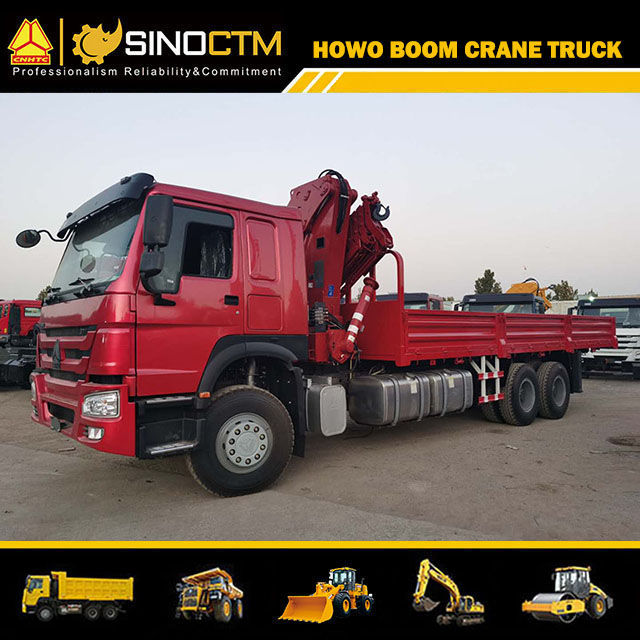 SINOTRUK HOWO 6x4 Boom Truck 10T Crane