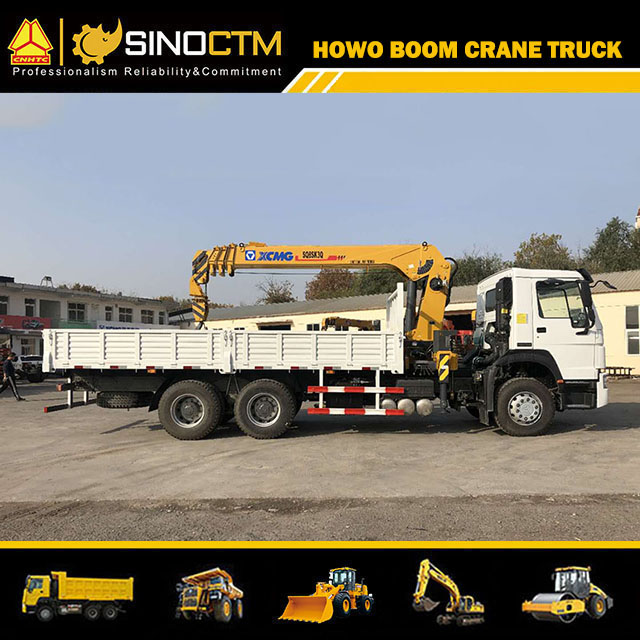 SINOTRUK HOWO 6x4 Boom Truck 10T Crane Truck