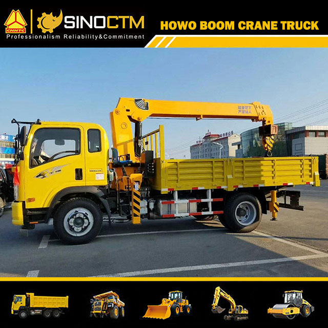 SINOTRUK HOWO 4X2 Light Boom Truck 6T