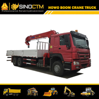 SINOTRUK HOWO 6x4 Boom Truck 10T Crane Truck