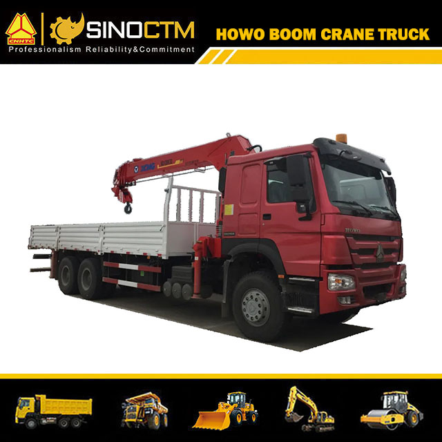 SINOTRUK HOWO 6X4 Boom Crane Truck