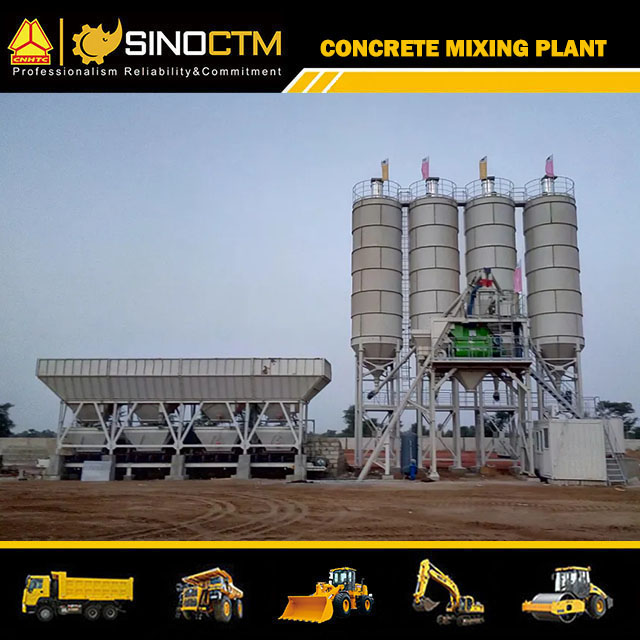 Concrete mixing plant HZS50