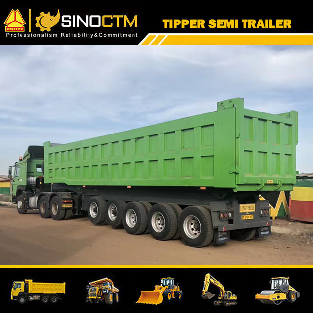 Five Axle Dump Semi-Trailer