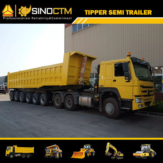 Six Axle Dump Semi-Trailer