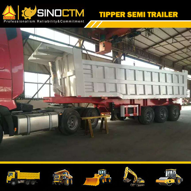 Three Axle Dump Semi-Trailer 40Ton