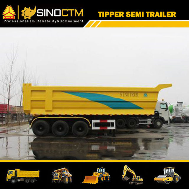 Three Axle U Shape Tipper Semi-Trailer