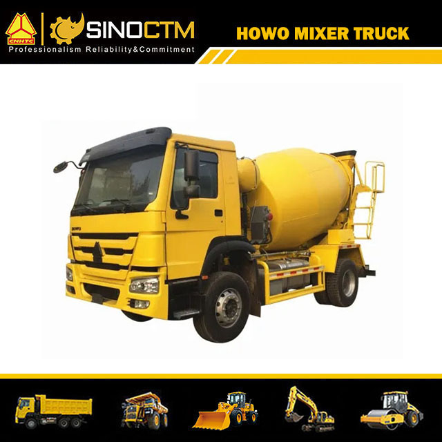 SINOTRUK HOWO 4X2 Concrete Mixer Truck 6CBM