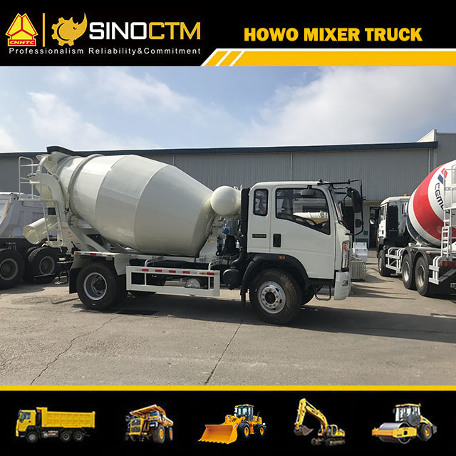 SINOTRUK HOWO Light Concrete Mixer Truck 5m Cbm