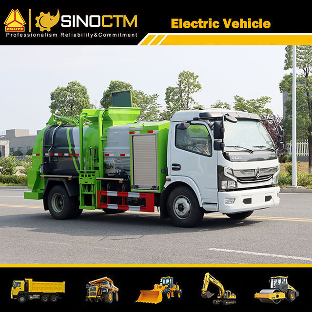 DONGFENG Electric Side Bin Lifter Garbage Truck 5 CBM