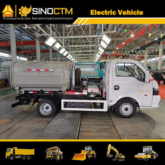 BYD Electric Hook Lift Garbage Truck 2.5 CBM