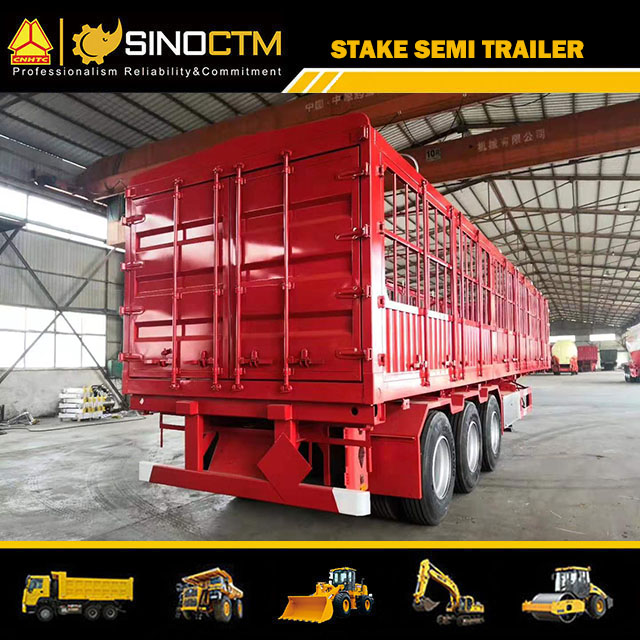 Three Axle Stake semi trailer 40T