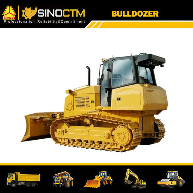 Compact Landfill Bulldozer With Backhoe