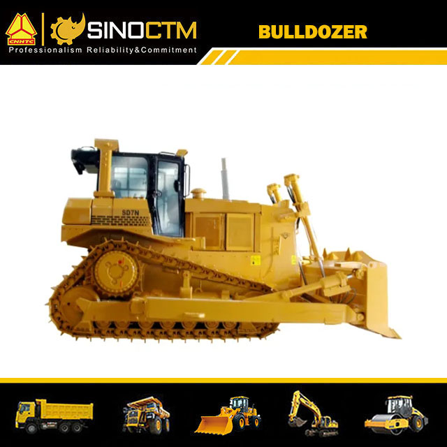 Compact Multifunctional Bulldozer With Backhoe