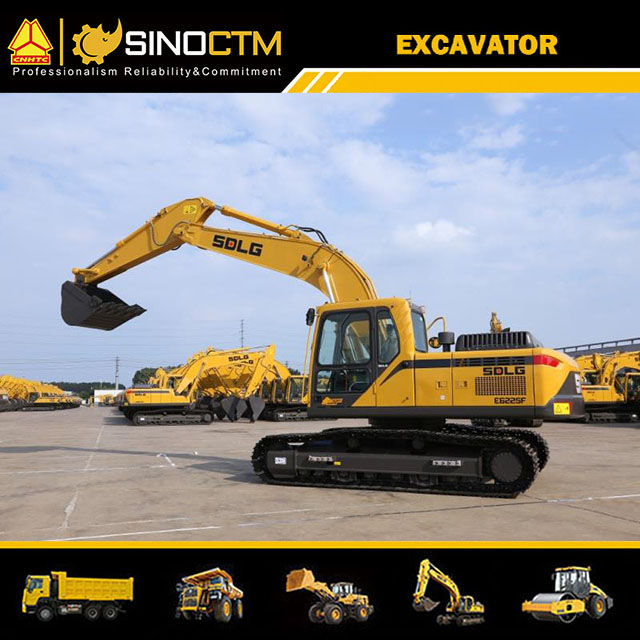 Retractable Chassis Hydraulic Digging Excavator