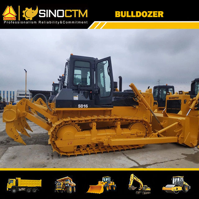 Semi-Rigid Suspended Electric Earth Moving Bulldozer