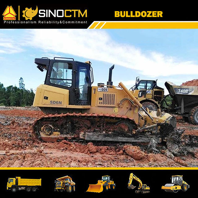 Small Compact Engineering Bulldozer