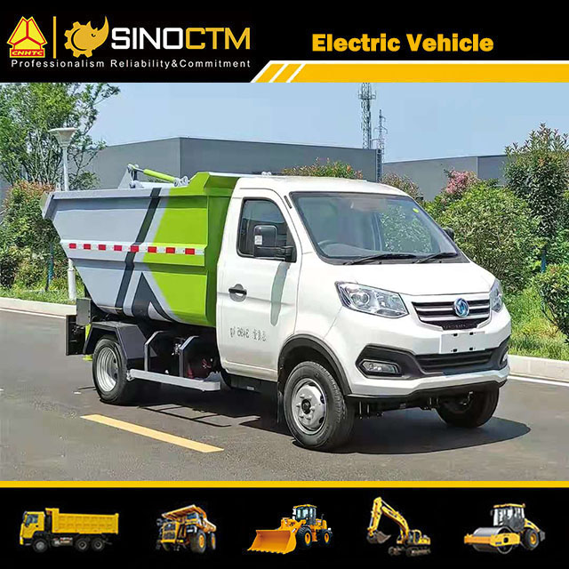 DONGFENG Electric Rear Loading Garbage Truck 3.5 CBM