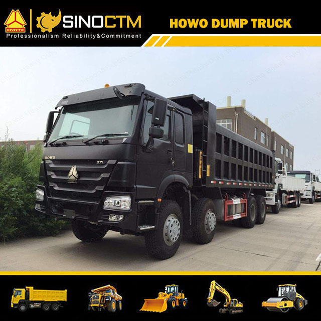 Quad Axle Stable Quarry Dump Truck