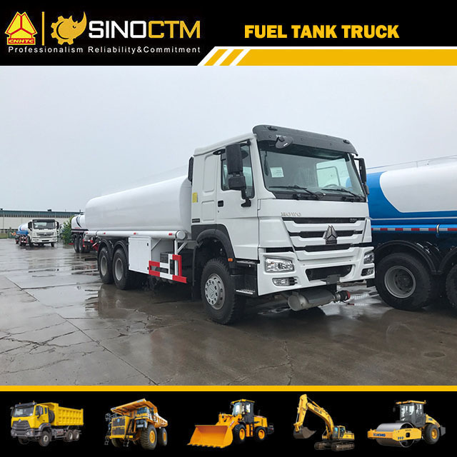 Metal Fuel Tank Truck For Oil Delivery With Refuel Dispenser