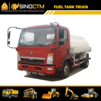 Low Profile Hydraulic Fuel Tank Truck For Oil Delivery