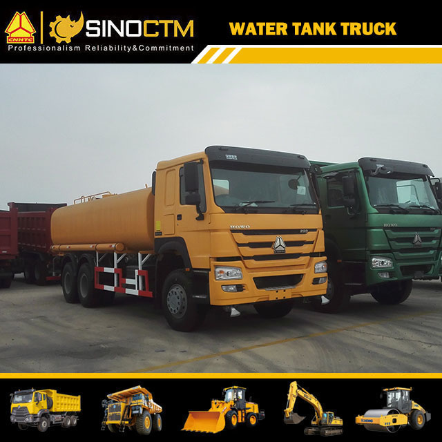 Portable Water Tank Truck For Transportation With Sprinkling