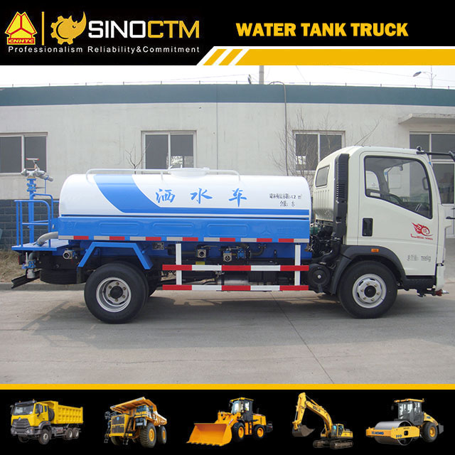 Low Profile Carbon Steel Water Tank Truck For Camping