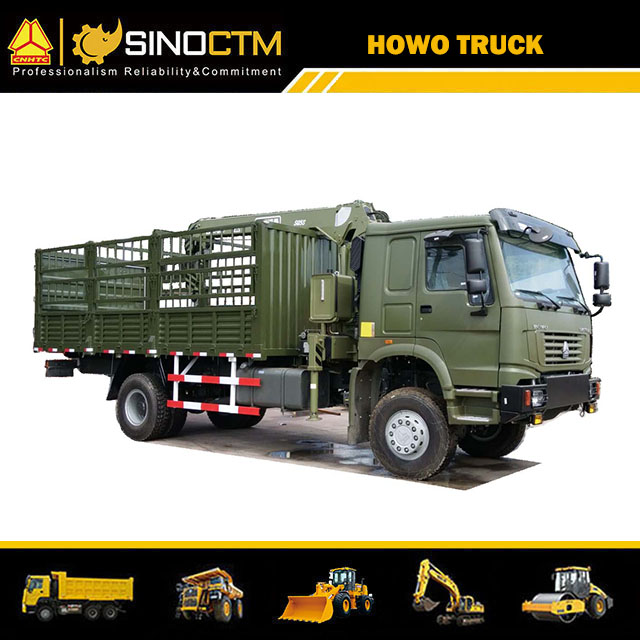 SINOTRUK HOWO Troops Carrier Truck 4x4 15FT